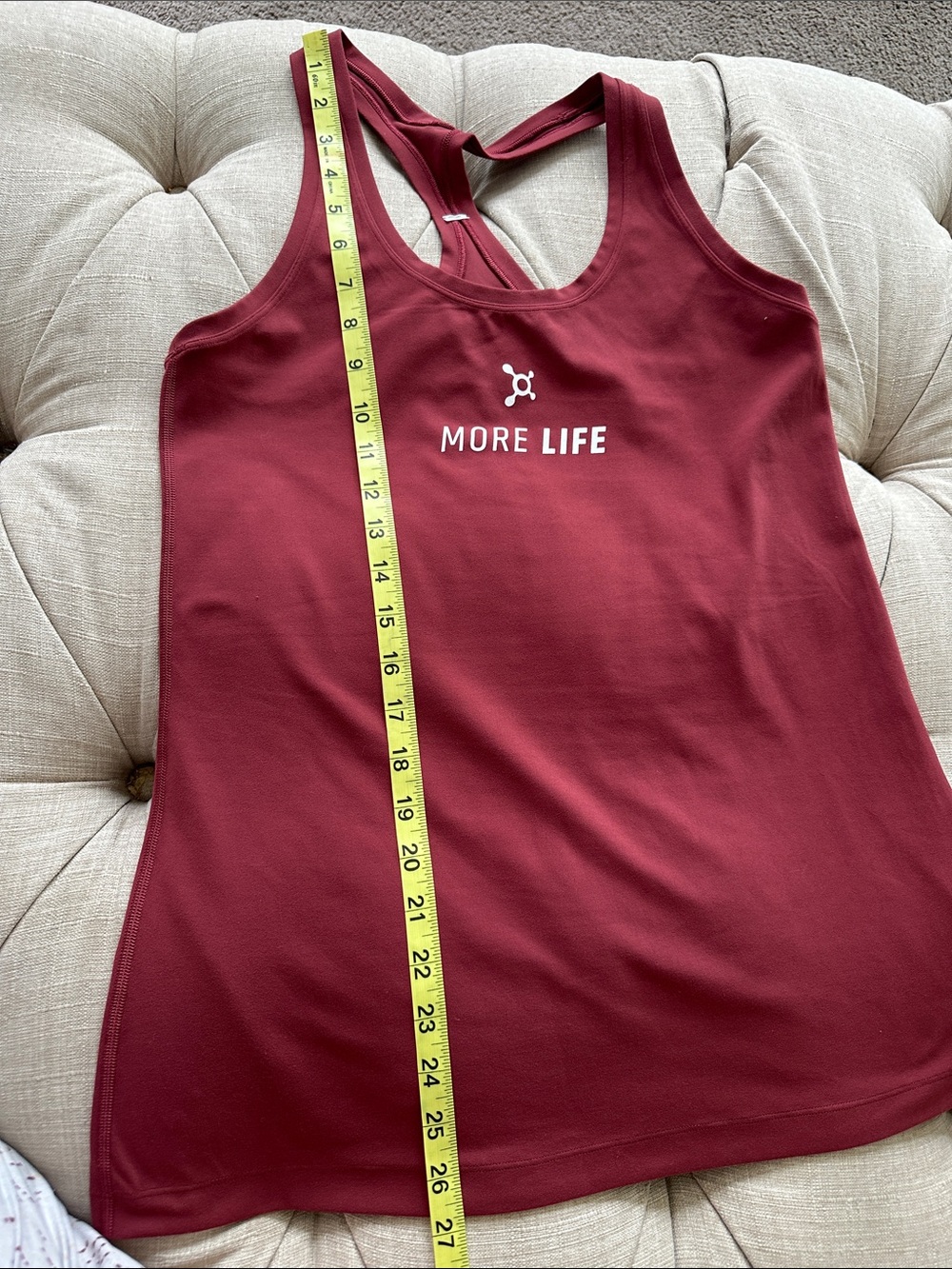 lululemon maroon racerback tank top - Picture 5 of 5